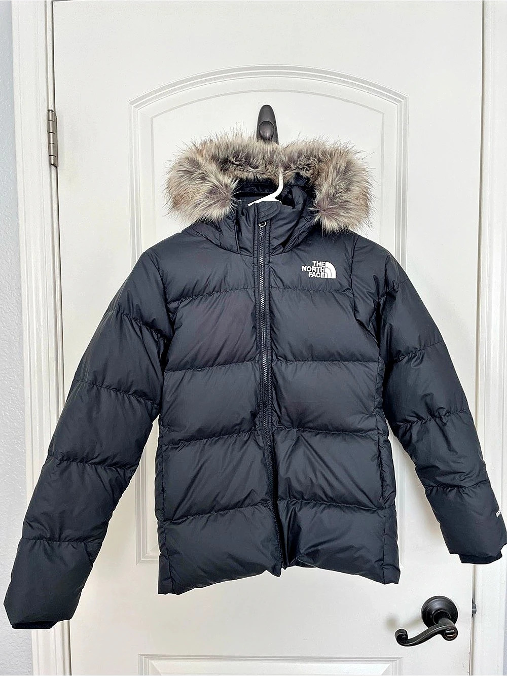 The North Face 550 Down Parka Girls 10/12 Black